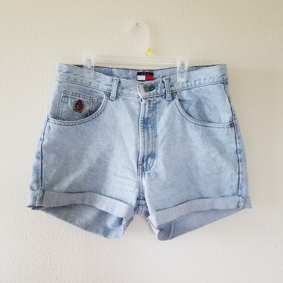 Tommy Hilfiger Pants - High Waisted Jean Shorts - Tommy Hilfiger